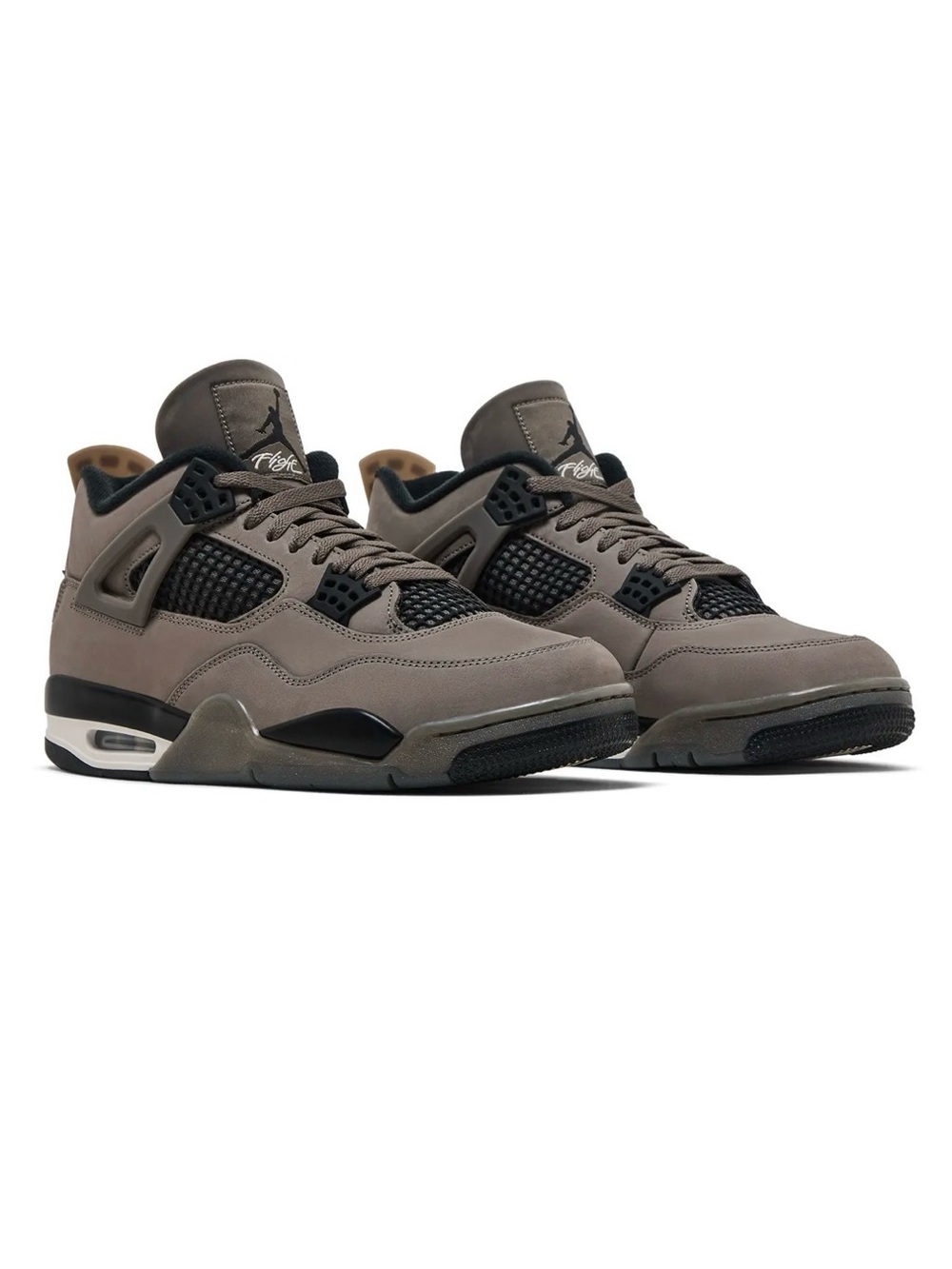 N I B Size 12 Cave stone Jordan Retro 4 Taupe with Black Accents GOAT certified